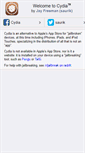 Mobile Screenshot of cydia.saurik.com